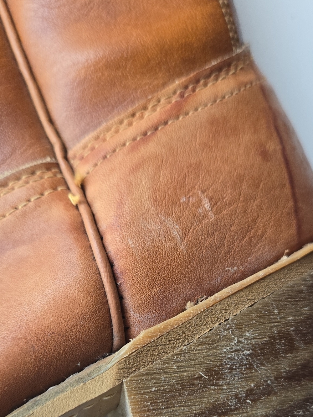 Acme Vintage Camel Tan Western Boot Size Women's 6A - Picture 11 of 16